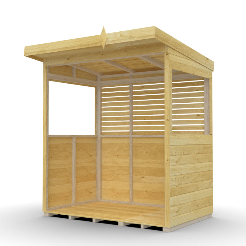 Holt 6' x 4' Pressure Treated Outdoor Kitchen Barbecue Shelter | Sheds.co.uk