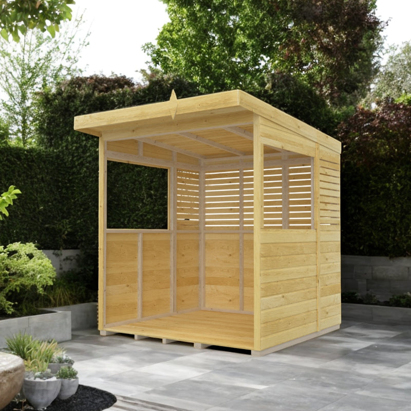 Holt 6' x 6' Pressure Treated Outdoor Kitchen Barbecue Shelter | Sheds.co.uk