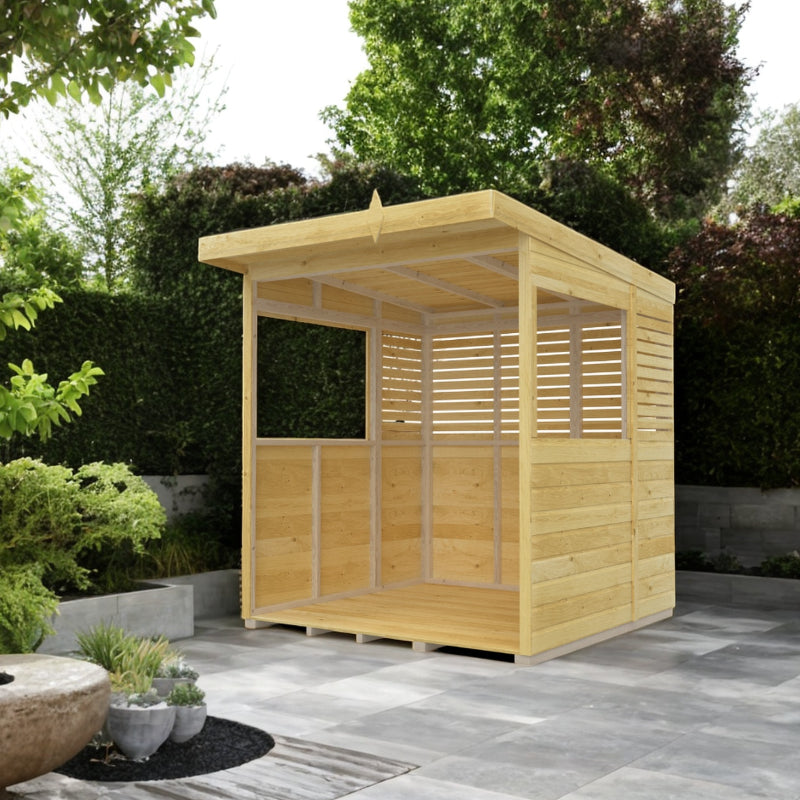 Holt 6' x 6' Pressure Treated Outdoor Kitchen Barbecue Shelter | Sheds.co.uk