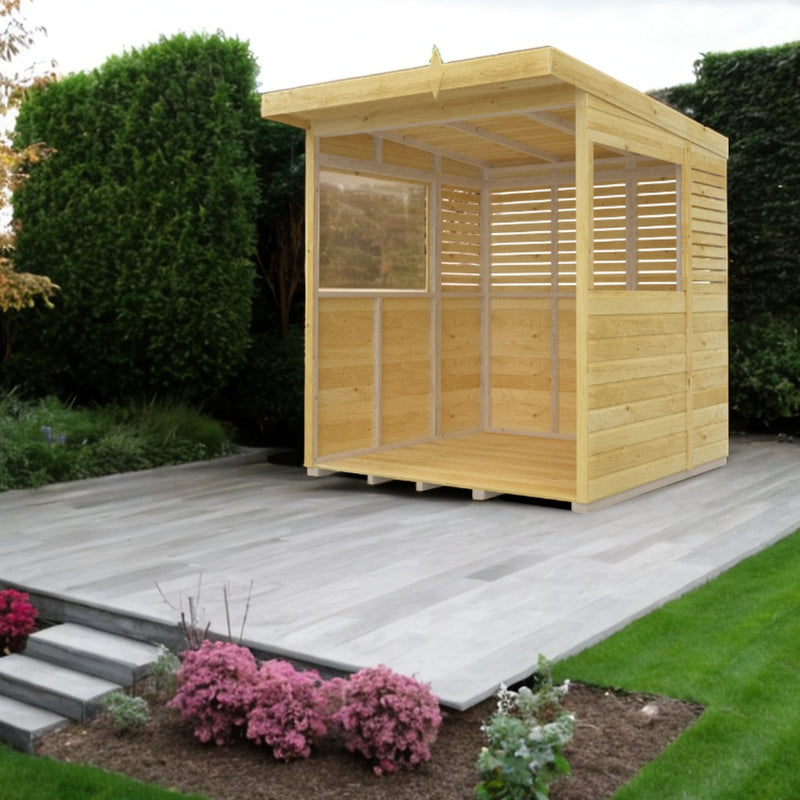 Holt 6' x 6' Pressure Treated Outdoor Kitchen Barbecue Shelter | Sheds.co.uk