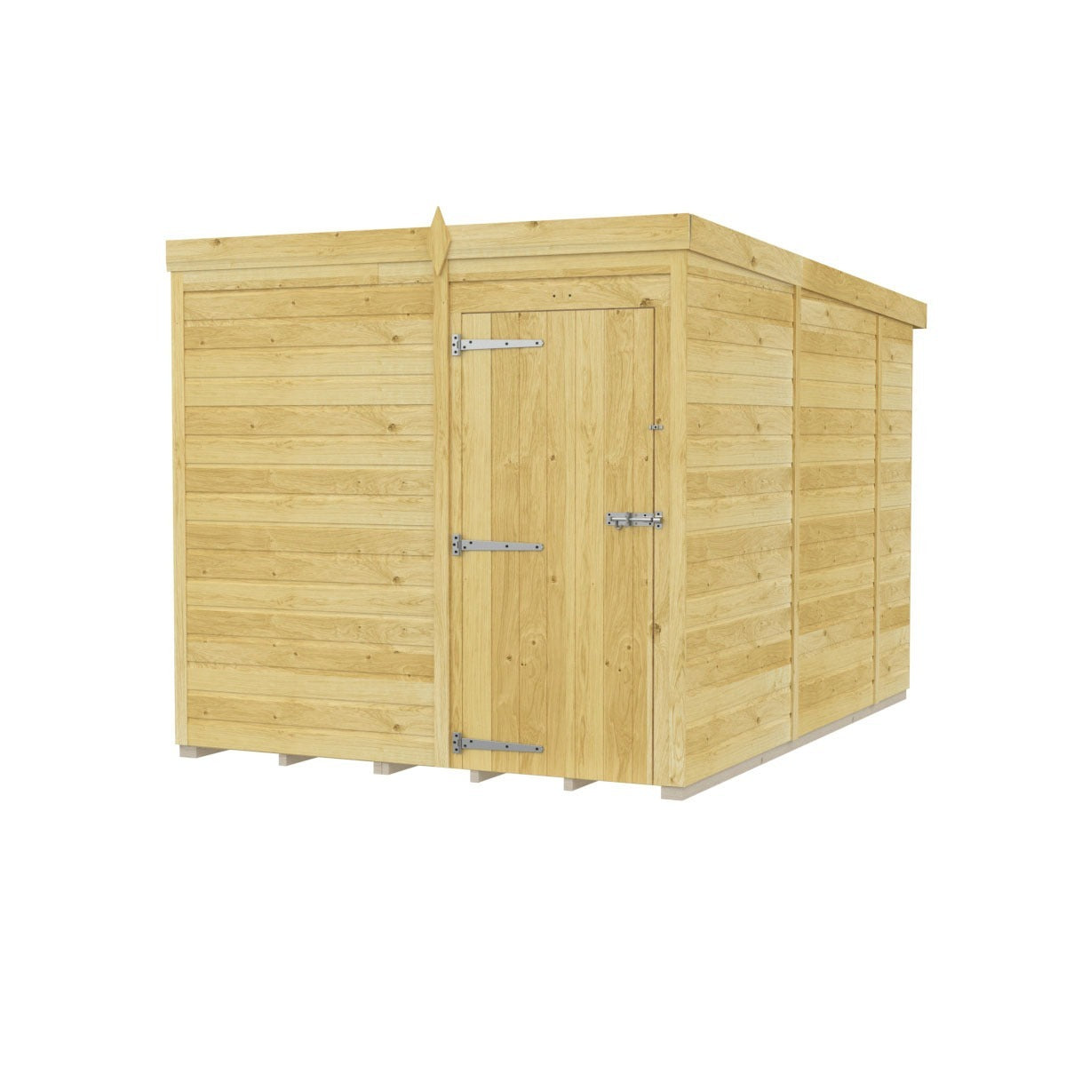 Holt 7' x 10' Pressure Treated Shiplap Modular Pent Shed | Sheds.co.uk