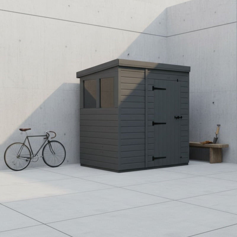 Holt 7' x 4' Modular Composite Pent Shed | Sheds.co.uk