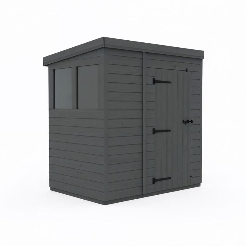 Holt 7' x 7' Modular Composite Pent Shed | Sheds.co.uk