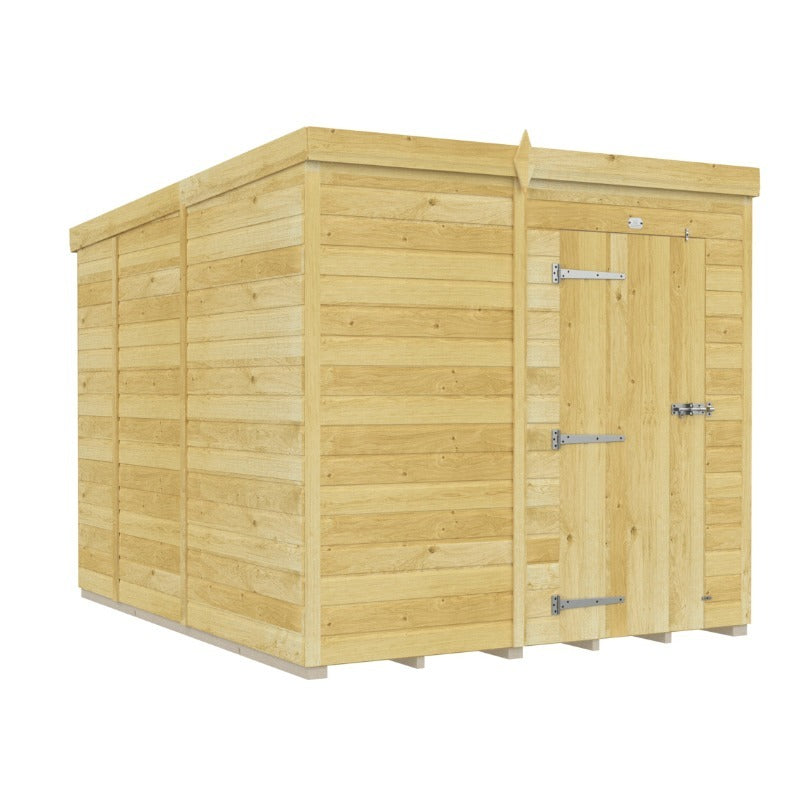 Holt 7' x 9' Pressure Treated Shiplap Modular Pent Shed | Sheds.co.uk