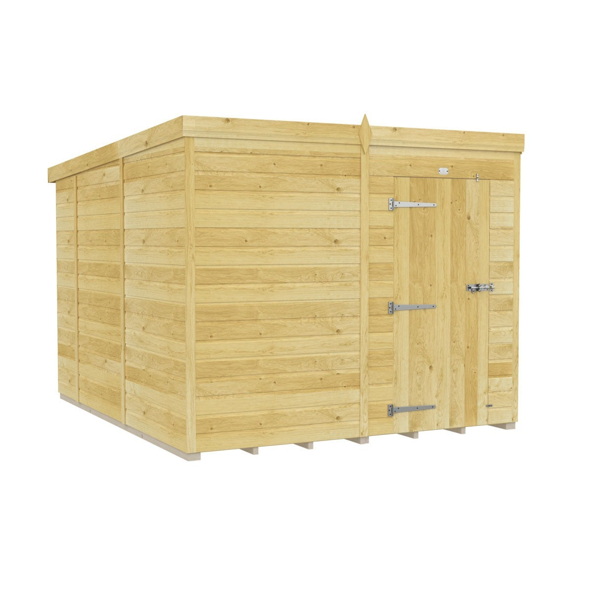 Holt 8' x 10' Pressure Treated Shiplap Modular Pent Shed | Sheds.co.uk