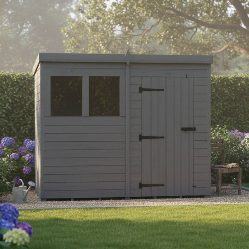 Holt 8' x 4' Modular Composite Pent Shed | Sheds.co.uk
