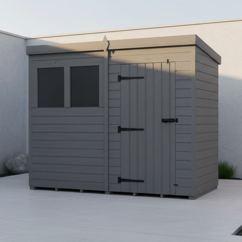 Holt 8' x 4' Modular Composite Pent Shed | Sheds.co.uk