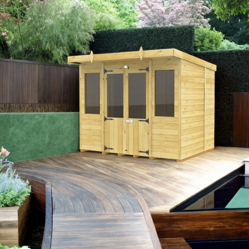 Holt 8' x 5' Alexander Pressure Treated Summer House | Sheds.co.uk