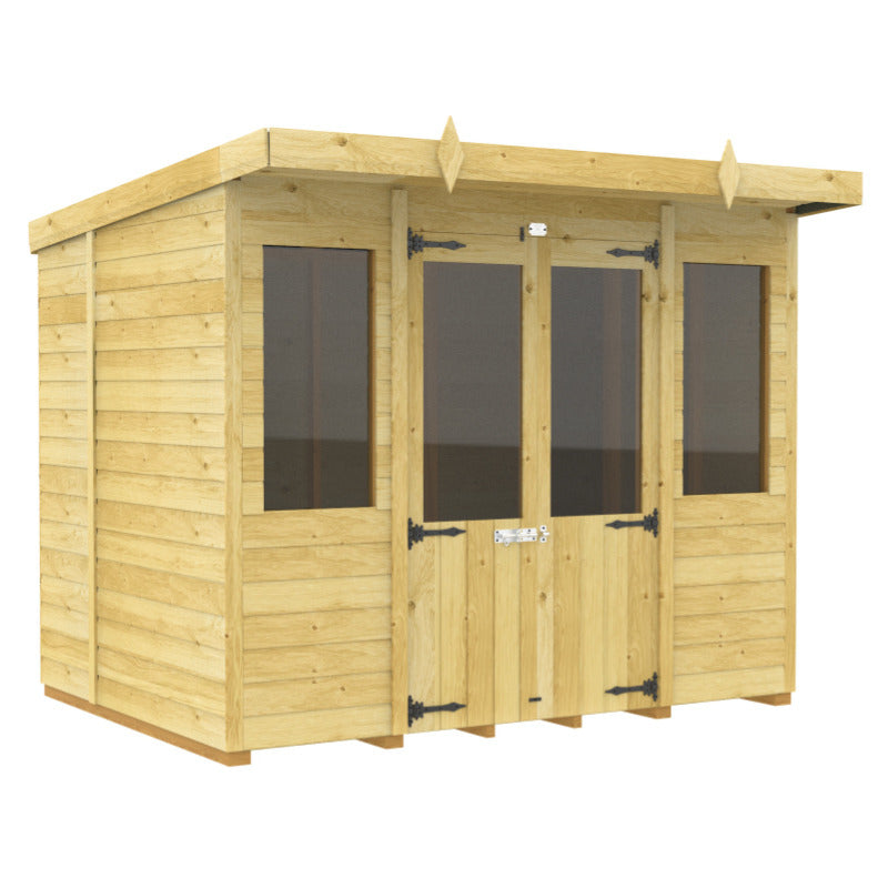 Holt 8' x 6' Alexander Pressure Treated Summer House | Sheds.co.uk