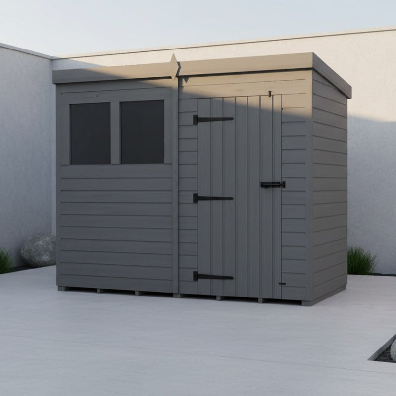 Holt 8' x 6' Modular Composite Pent Shed | Sheds.co.uk