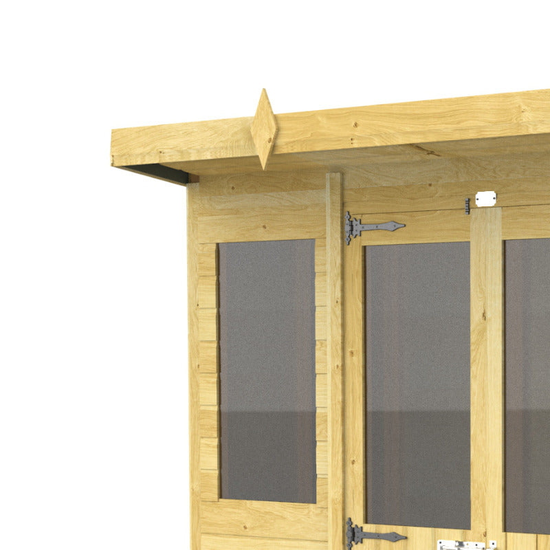 Holt 8' x 8' Alexander Pressure Treated Summer House | Sheds.co.uk