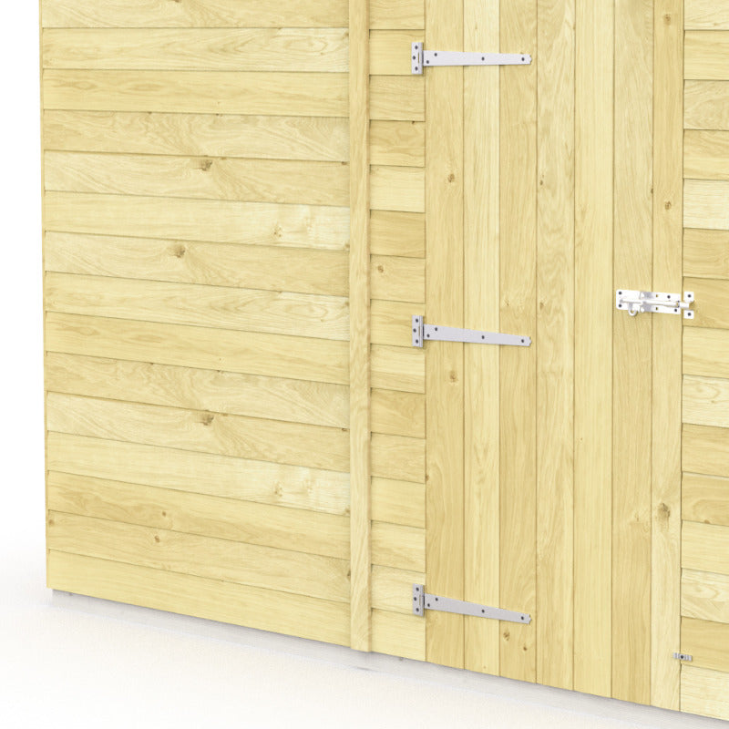 Holt 8' x 9' Pressure Treated Shiplap Modular Apex Shed | Sheds.co.uk