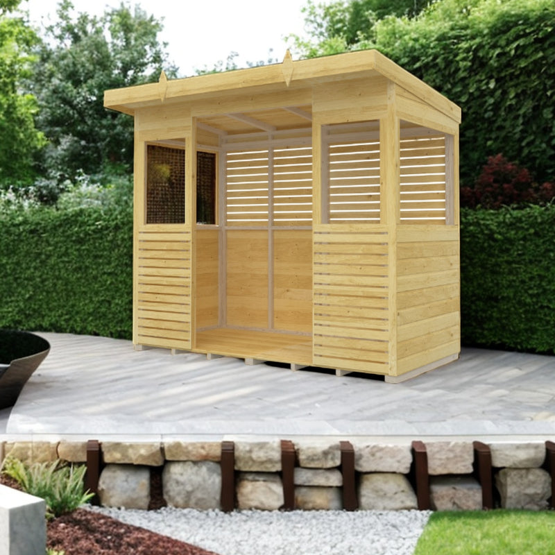 Holt 8' x 4' Pressure Treated Outdoor Kitchen Barbecue Shelter | Sheds.co.uk