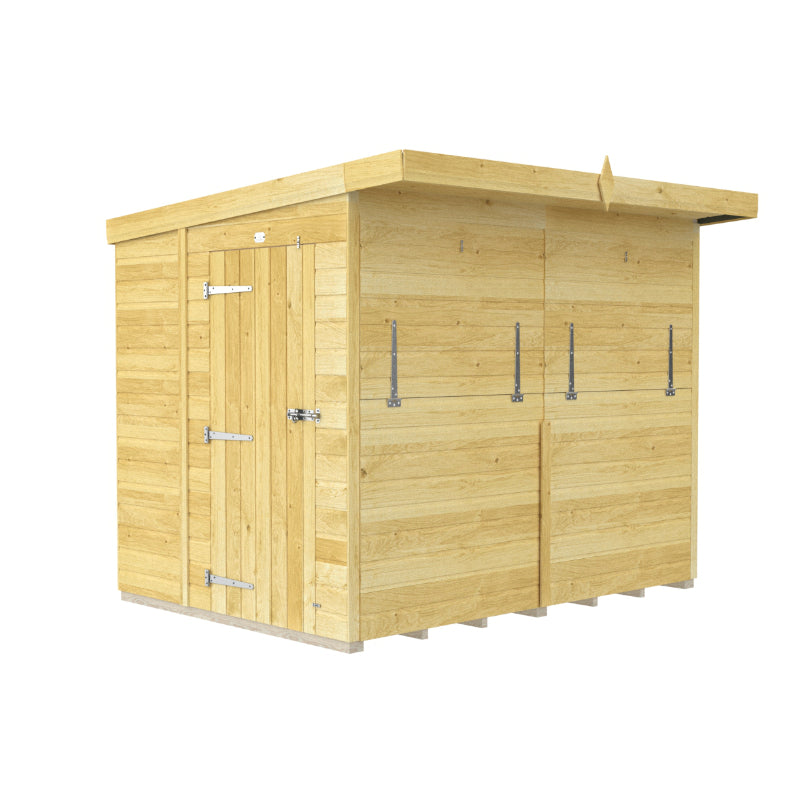 Holt 8' x 6' Pressure Treated Shiplap Garden Bar Shed With Serving Hatch | Sheds.co.uk