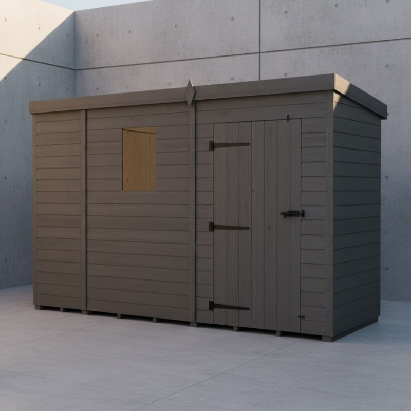 Holt 9' x 4' Modular Composite Pent Shed | Sheds.co.uk