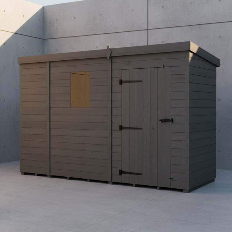 Holt 9' x 7' Modular Composite Pent Shed | Sheds.co.uk
