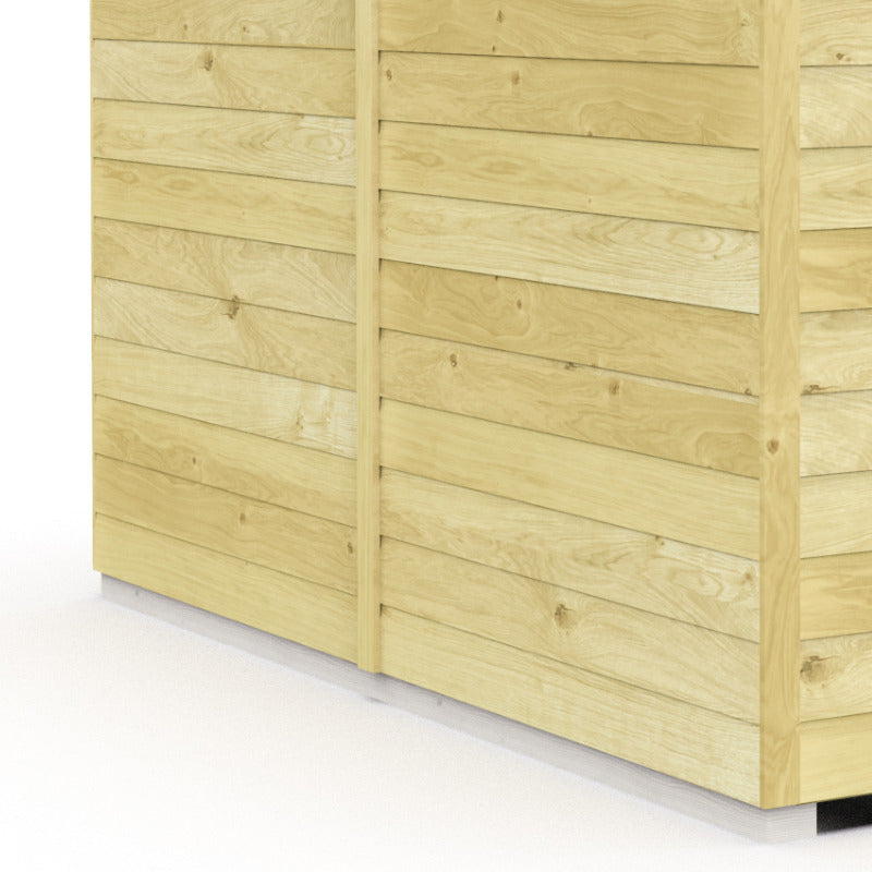 Holt 9' x 8' Pressure Treated Shiplap Modular Pent Shed | Sheds.co.uk