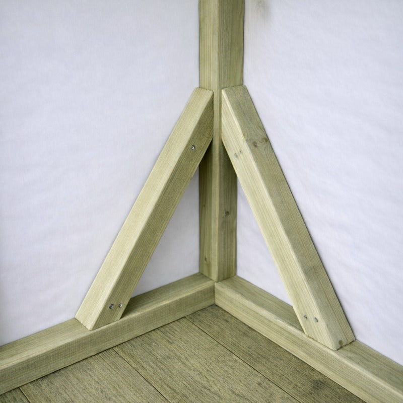 Holt 9' x 9' Modular Composite Pent Shed | Sheds.co.uk