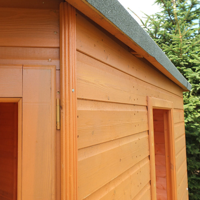 Loxley 8' x 8' Hove Corner Summer House | Sheds.co.uk