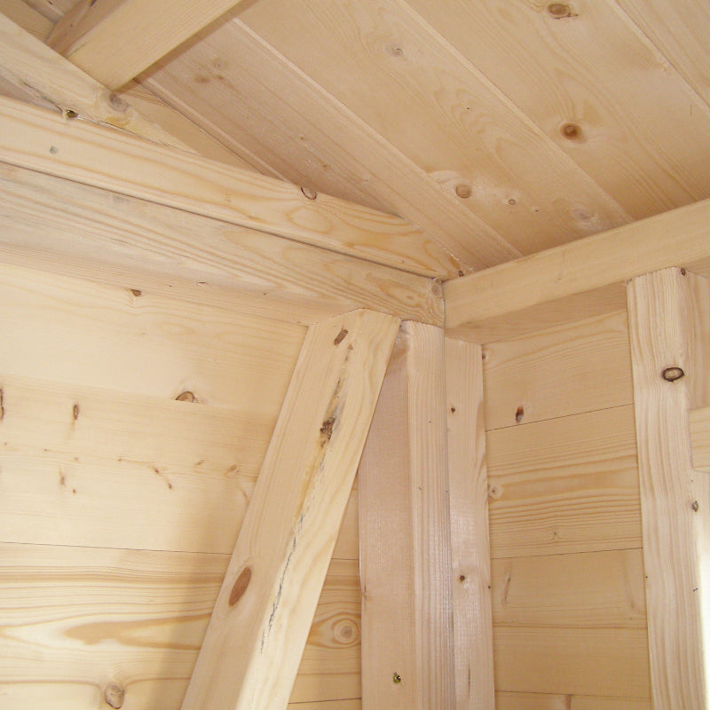 Loxley 12' x 12' Loglap Double Door Reverse Apex Workshop | Sheds.co.uk