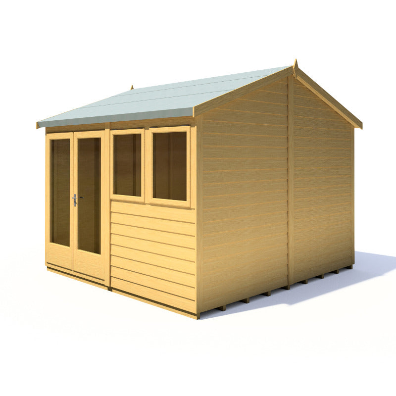 Loxley 10' x 10' Garden Studio Summer House | Sheds.co.uk