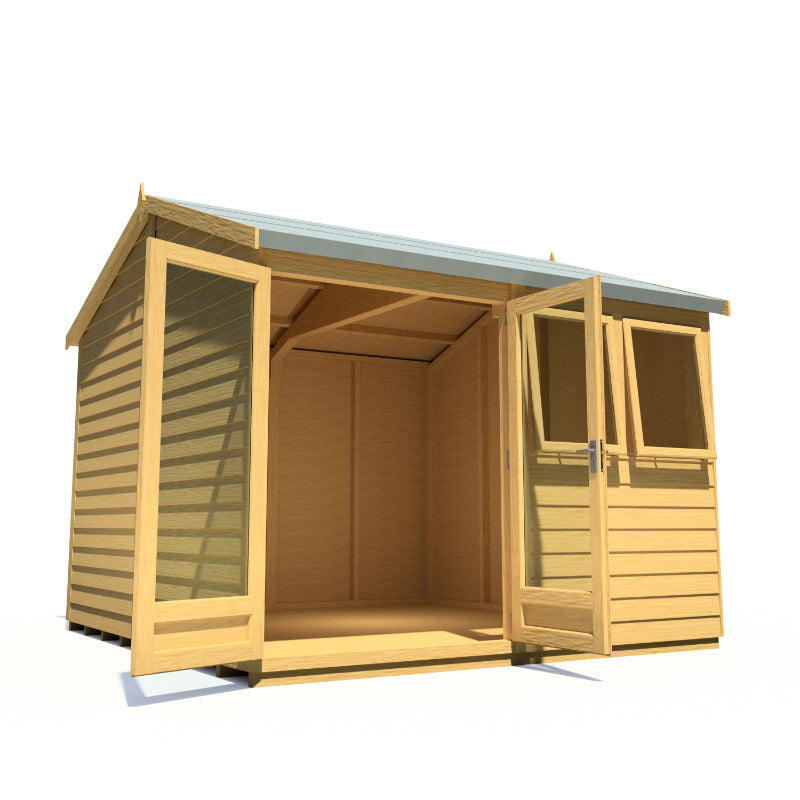 Loxley 10' x 10' Garden Studio Summer House | Sheds.co.uk