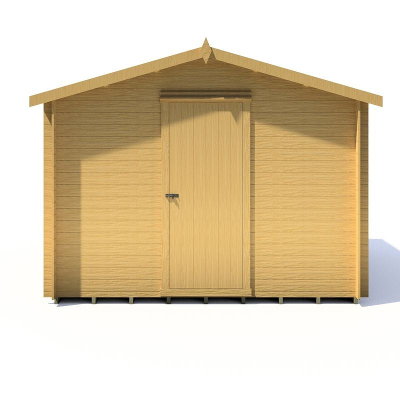 Loxley 3m x 3m Marlow Log Cabin - 19mm | Sheds.co.uk