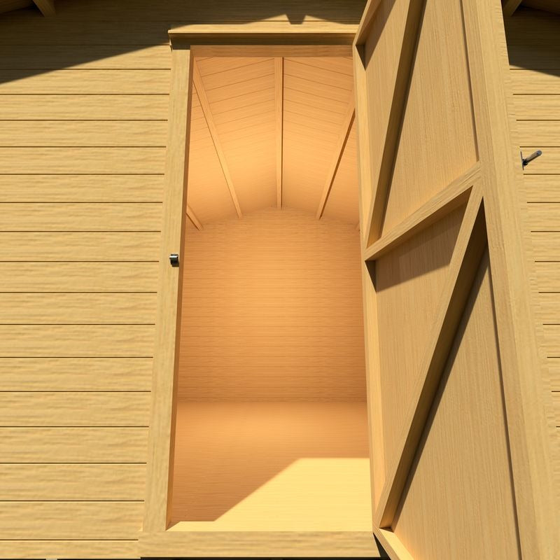 Loxley 3m x 3m Marlow Log Cabin - 19mm | Sheds.co.uk