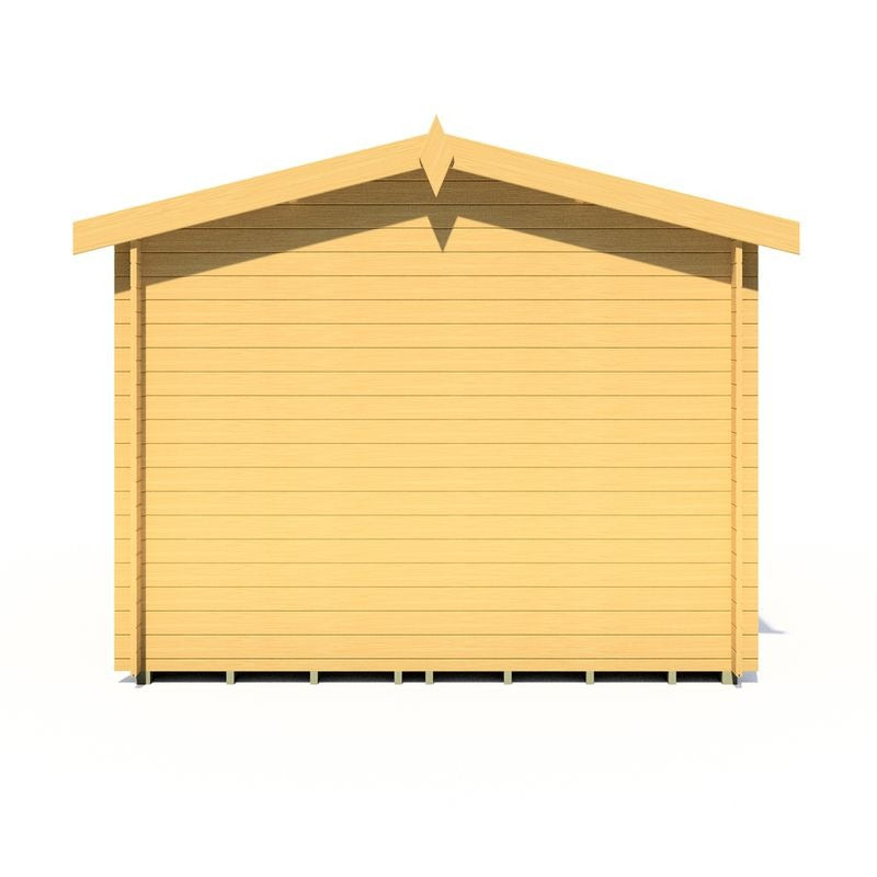 Loxley 4.4m x 3.2m Tiverton Log Cabin - 28mm | Sheds.co.uk