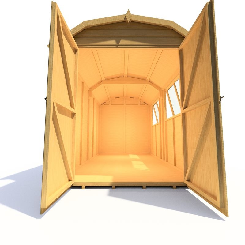 Loxley 10' x 6' Double Door Shiplap Barn | Sheds.co.uk
