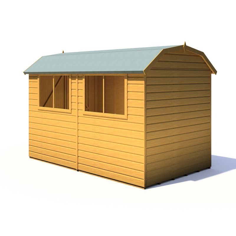 Loxley 10' x 6' Double Door Shiplap Barn | Sheds.co.uk