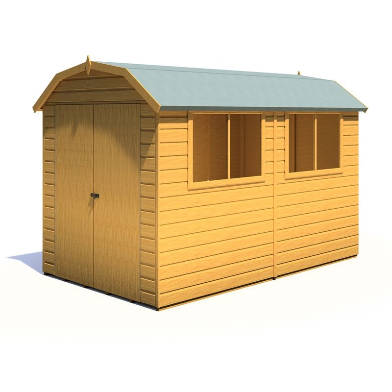 Loxley 10' x 6' Double Door Shiplap Barn | Sheds.co.uk