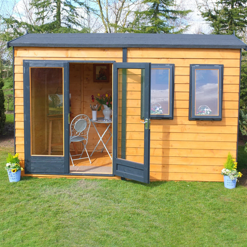 Loxley 10' x 10' Garden Studio Summer House | Sheds.co.uk