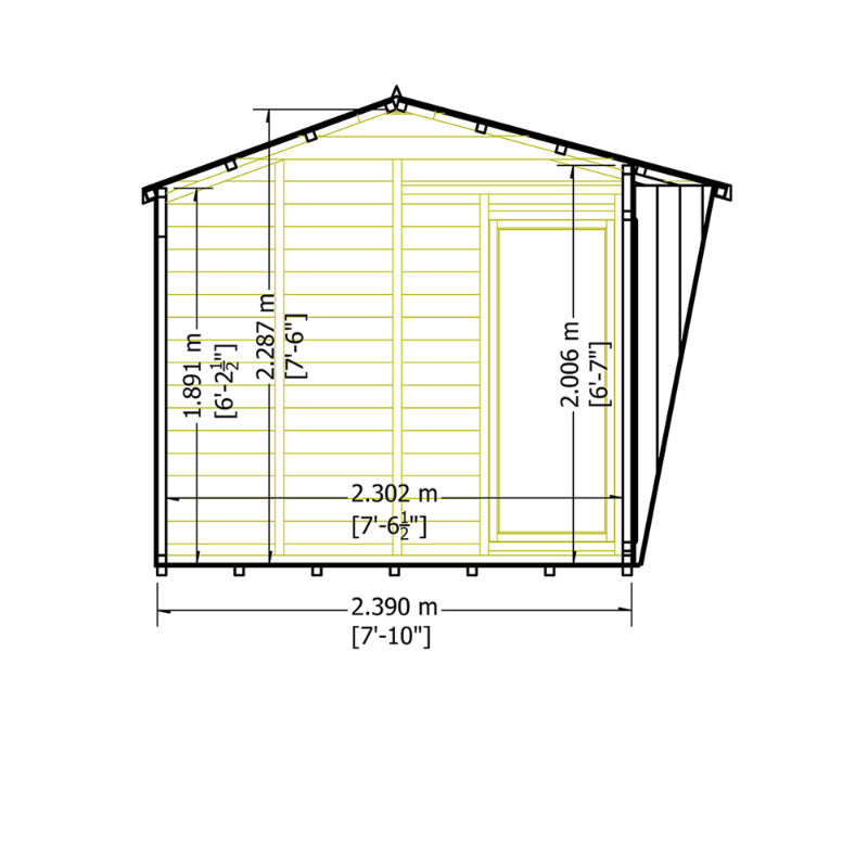 Loxley 10' x 8' Newlyn Summer House | Sheds.co.uk