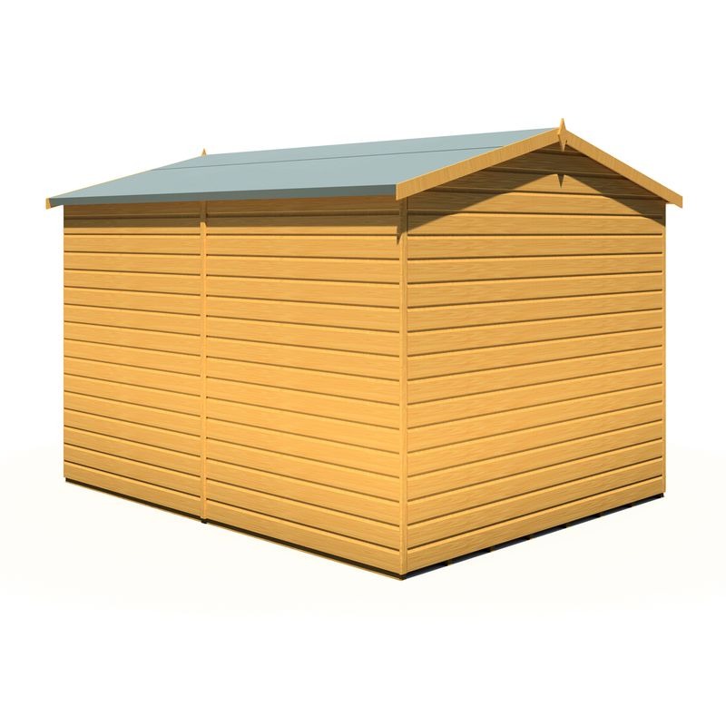 Loxley 10' x 8' Premium Shiplap Reverse Apex Shed | Sheds.co.uk