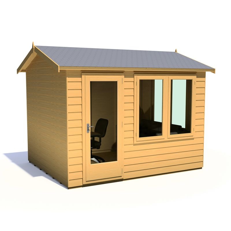 Loxley 10' x 8' Waltham Insulated Garden Room | Sheds.co.uk
