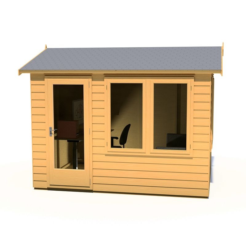 Loxley 10' x 8' Waltham Insulated Garden Room | Sheds.co.uk