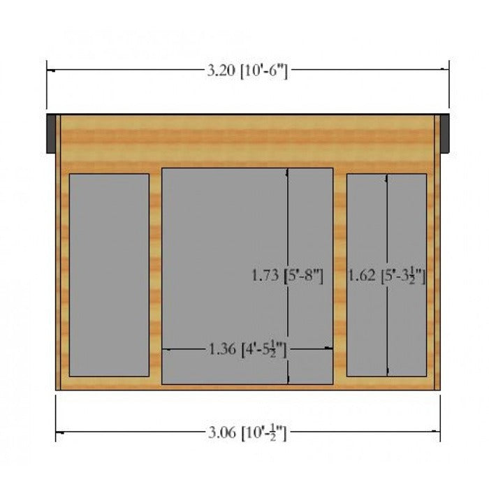 Loxley 10' x 10' Chalford Summer House | Sheds.co.uk