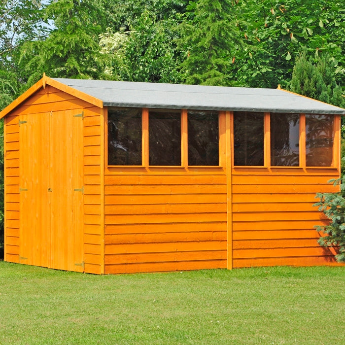 Loxley 10' x 10' Double Door Overlap Apex Workshop | Sheds.co.uk