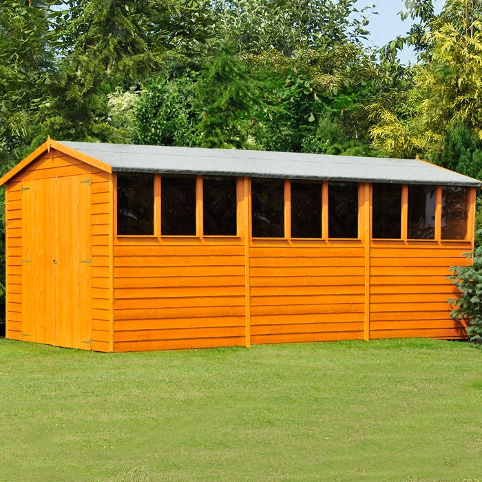 Loxley 10' x 15' Double Door Overlap Apex Workshop | Sheds.co.uk