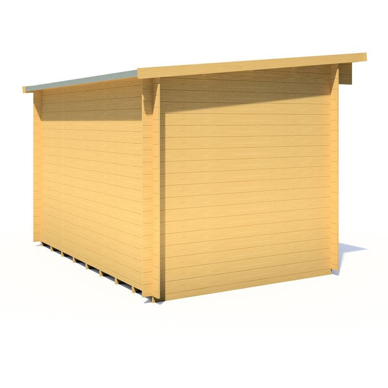 Loxley 3.3m x 2.4m Wellington Log Cabin - 19mm | Sheds.co.uk