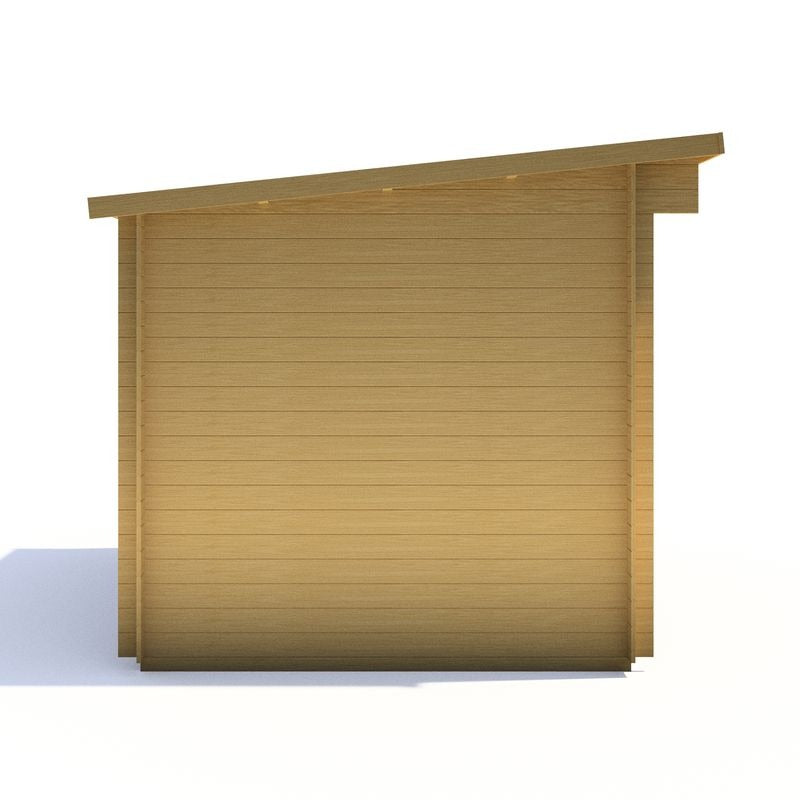 Loxley 3.3m x 2.4m Wellington Log Cabin - 19mm | Sheds.co.uk
