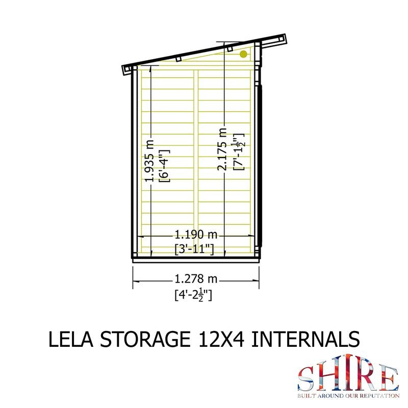 Loxley 12' x 4' Stanton Summer House With Side Shed | Sheds.co.uk