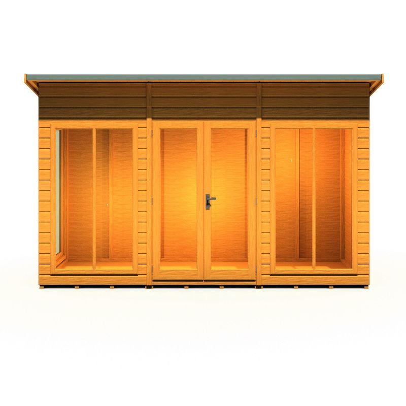 Loxley 12' x 4' Stanton Summer House | Sheds.co.uk