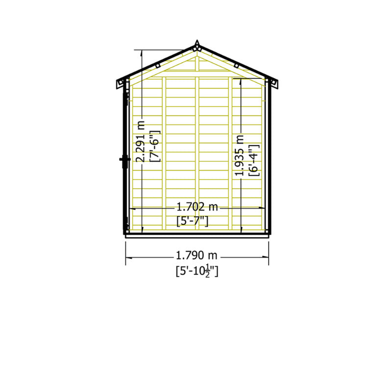 Loxley 12' x 6' Morval Summer House | Sheds.co.uk