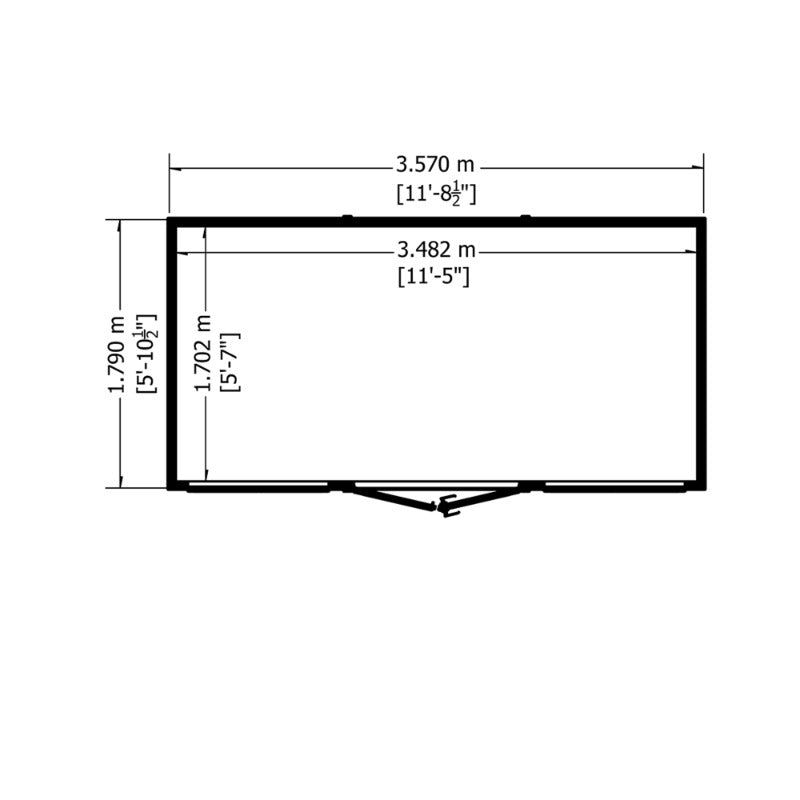 Loxley 12' x 6' Morval Summer House | Sheds.co.uk