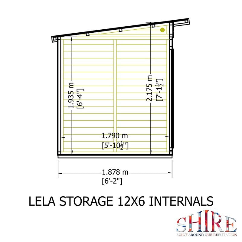 Loxley 12' x 6' Stanton Summer House With Side Shed | Sheds.co.uk