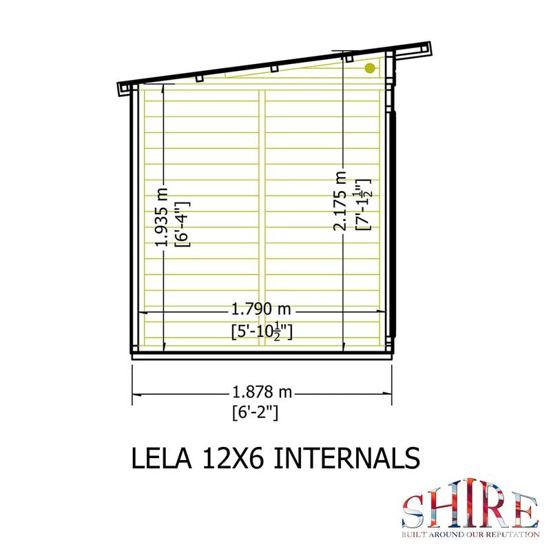 Loxley 12' x 6' Stanton Summer House | Sheds.co.uk