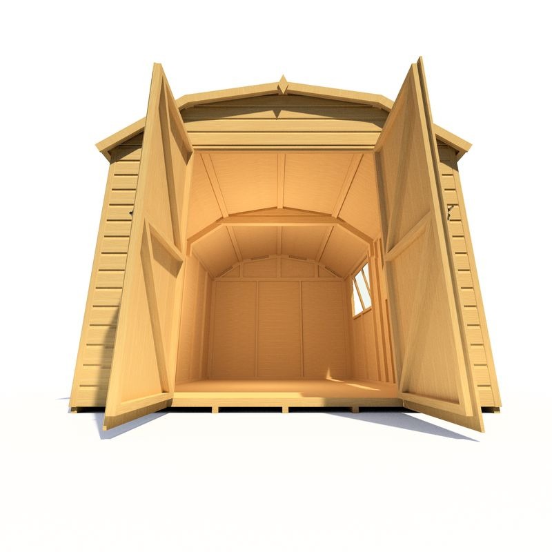 Loxley 12' x 8' Double Door Shiplap Barn | Sheds.co.uk