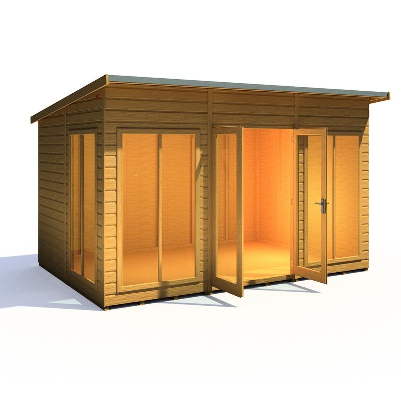 Loxley 12' x 8' Stanton Summer House | Sheds.co.uk
